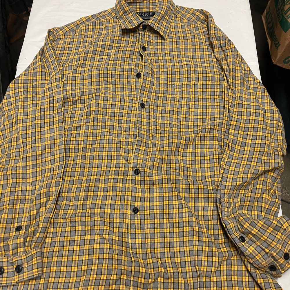 Guess Usa Button Shirt Size Large
